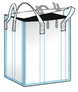 Flap Top-Closed Bottom Bulk Bag- 50 Pack